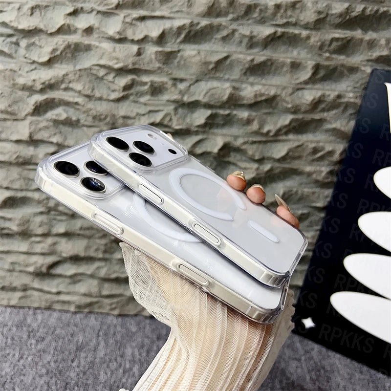 MagSafe Compatible Clear iPhone Case for iPhone 11 to 17 Series - Durable Protection 3