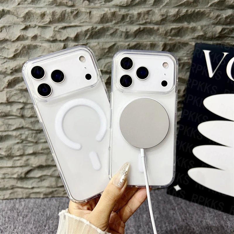 MagSafe Compatible Clear iPhone Case for iPhone 11 to 17 Series - Durable Protection 4