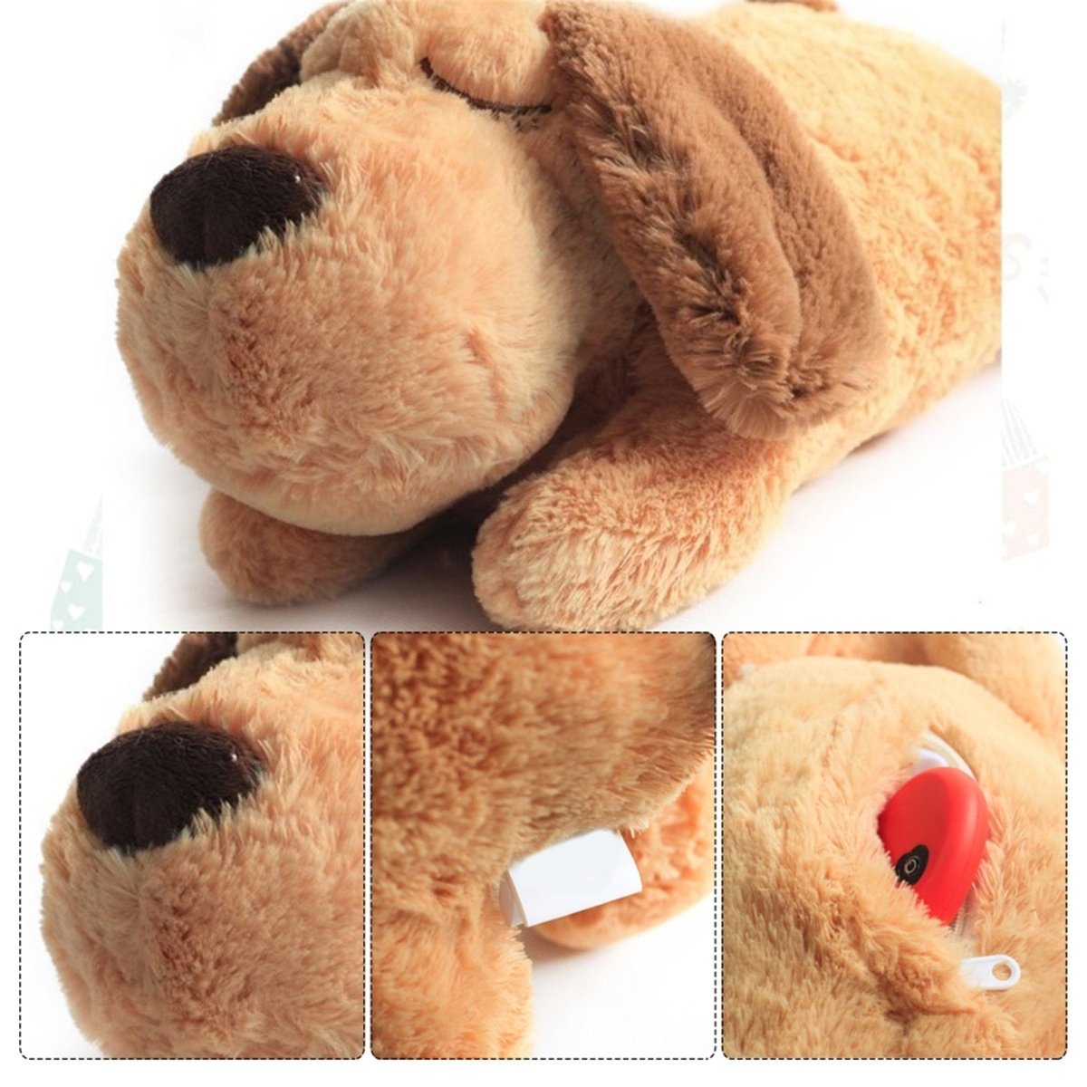 Cuddlepup - calming cuddly toy with heartbeat for puppies-6