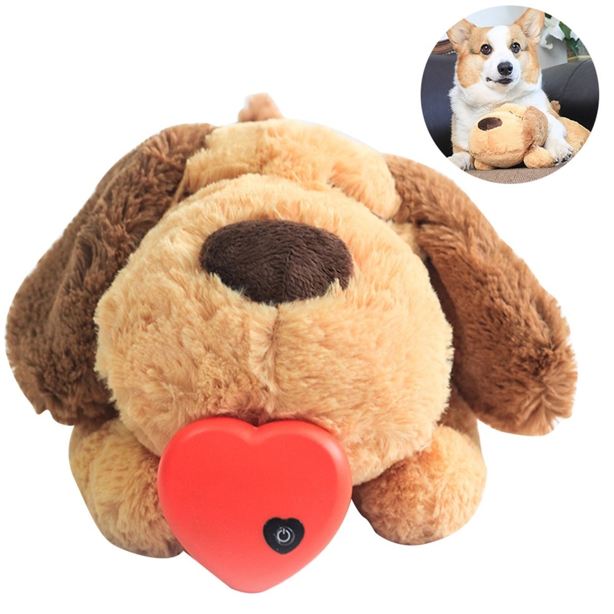 Cuddlepup - calming cuddly toy with heartbeat for puppies-1