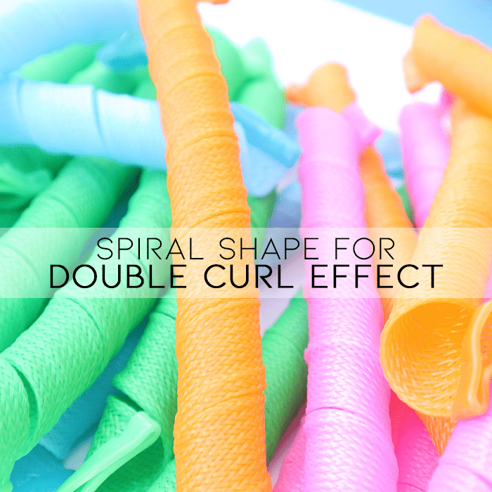 CURLIQUE – Rizador de cabello en espiral DIY para rizos sin esfuerzo y sin calor