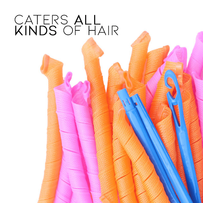 CURLIQUE – DIY Spiral Curls Hair Curler for Effortless, Heat-Free Curls