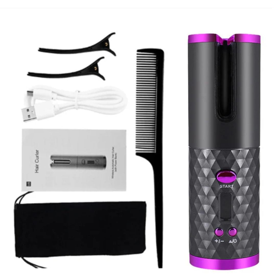 Wireless automatic curling iron - perfect curls for every hair type-1