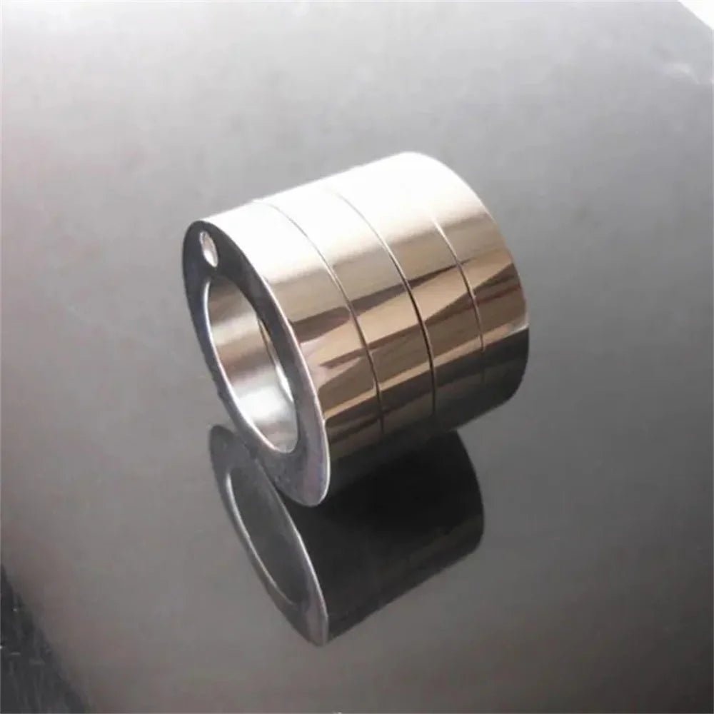 Compact Self-Defense Ring - Rotatable & Foldable Stainless Steel Accessory 6
