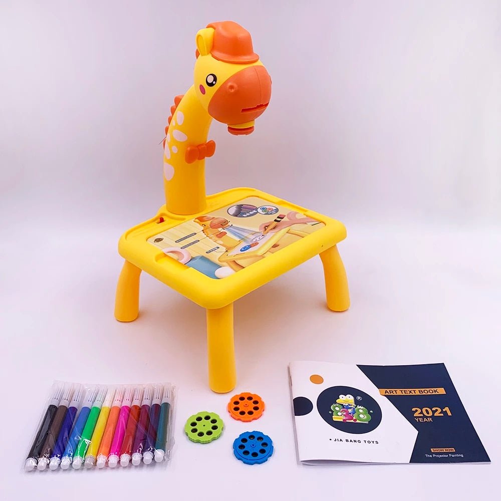 DinoDraw Deluxe Drawing Board – Reusable Art Station for Kids – Creative and Educational Fun