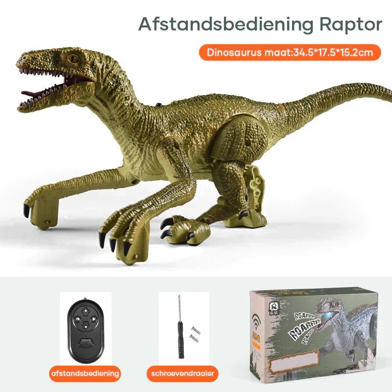 Dinorex - Beweegbare Velociraptor met licht & geluid voor dino-avonturen