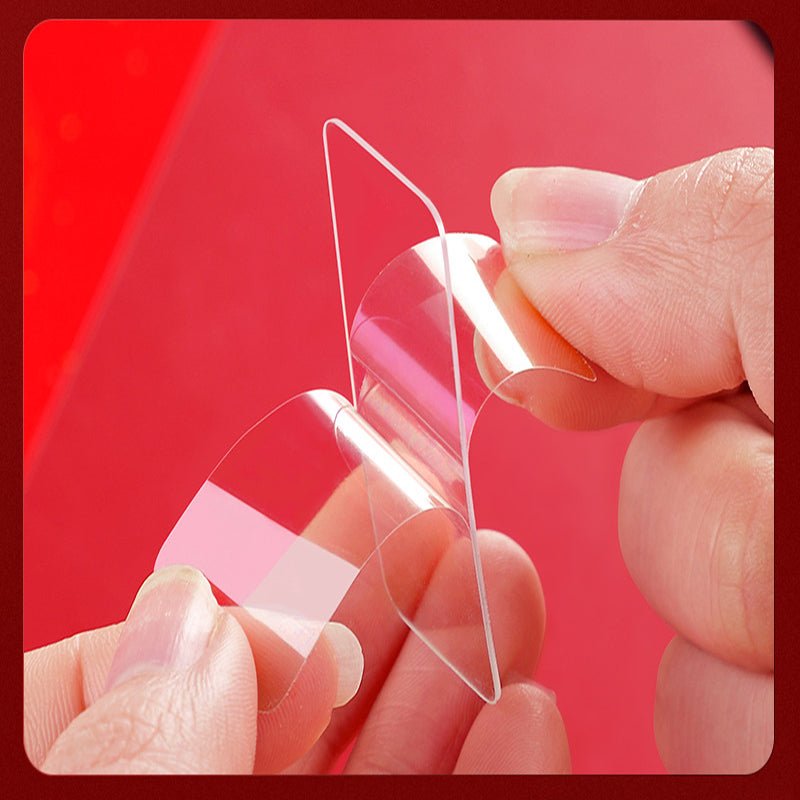 Double-Sided Tape, Water-Resistant Transparent Adhesive Strips, Reusable for Easy Mounting and Organizing-3