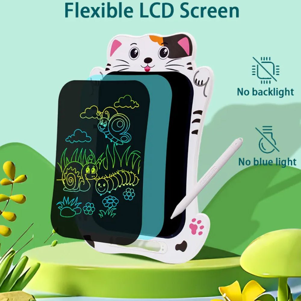 Drawbuddy 8.5 " - LCD drawing board for children with animal motifs & stylus 2