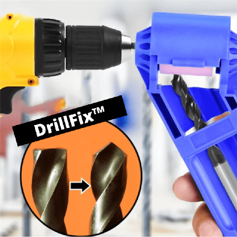 Drill Grinder for Blunt Drills – Affordable Drill Sharpener for Home Use, Easy to Operate, Blue or Orange-2