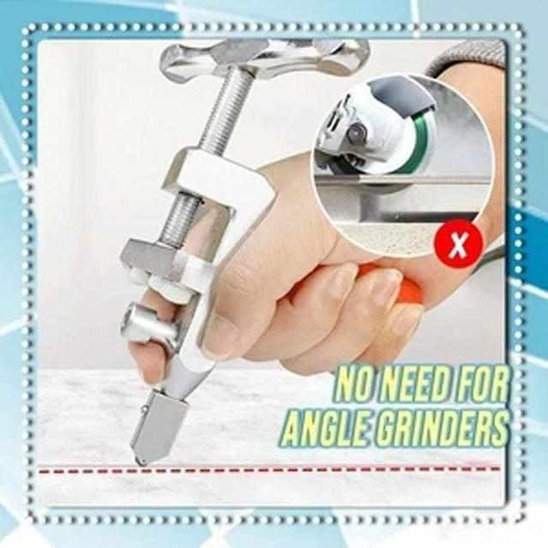Professional Glass and Tile Cutter with Ergonomic Handle and Extra Blades – EasyCut Pro for Precision Cutting-5