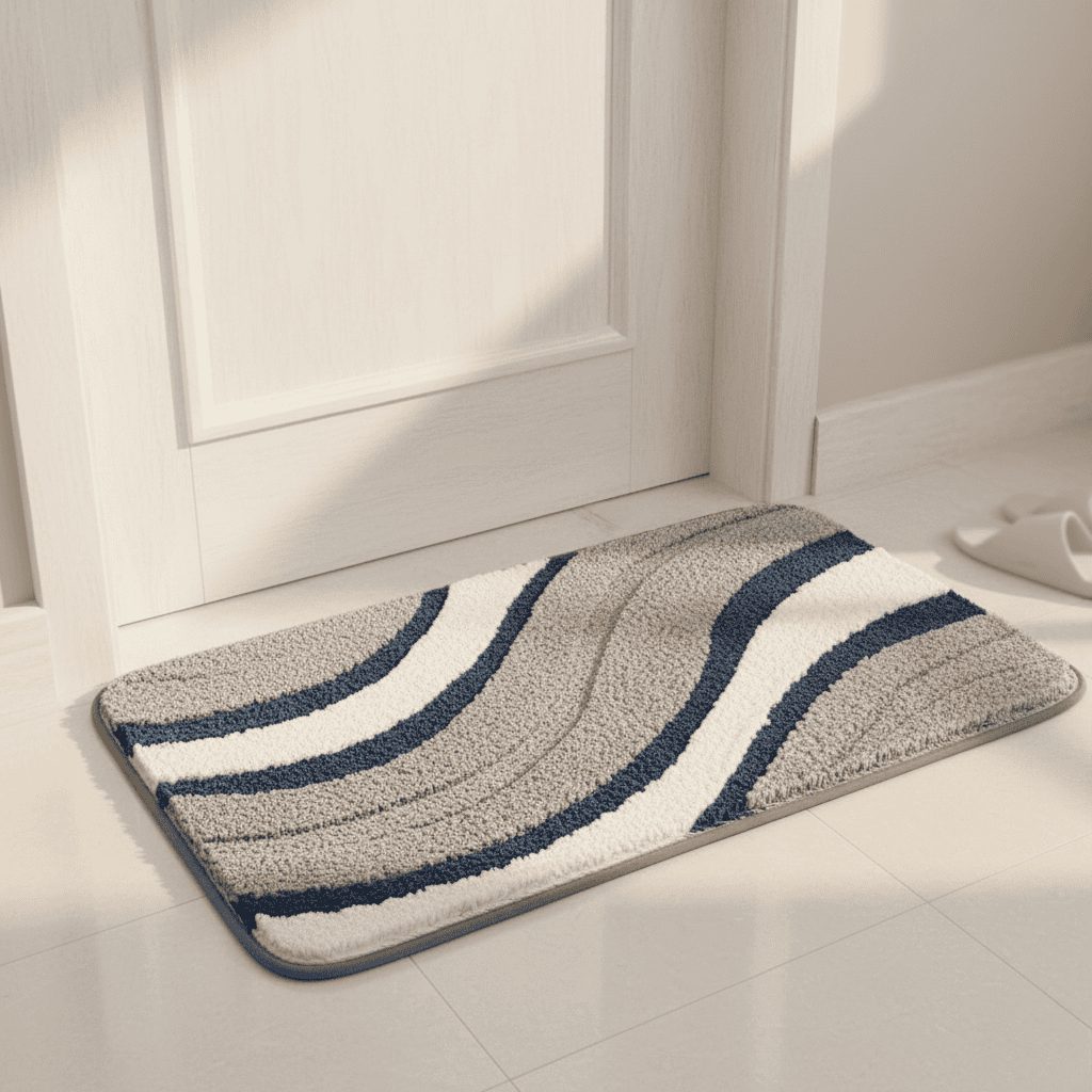ECOFLOOR – Non-Slip Organic Bath Mat for Luxurious Bathroom Comfort
