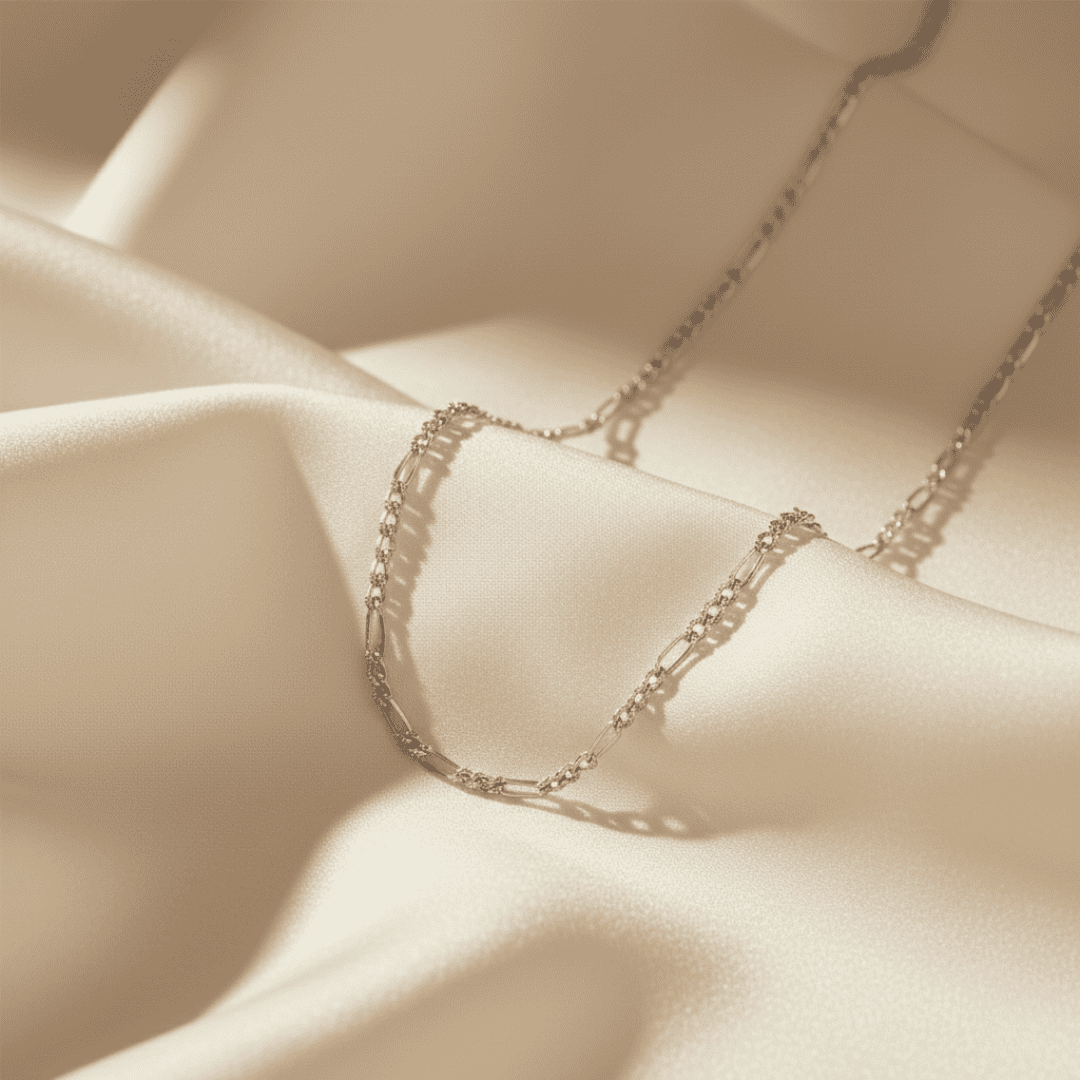 Elegante Figaro Ketting - Maatwerk Lengtes & Metaalopties voor Tijdloze Stijl