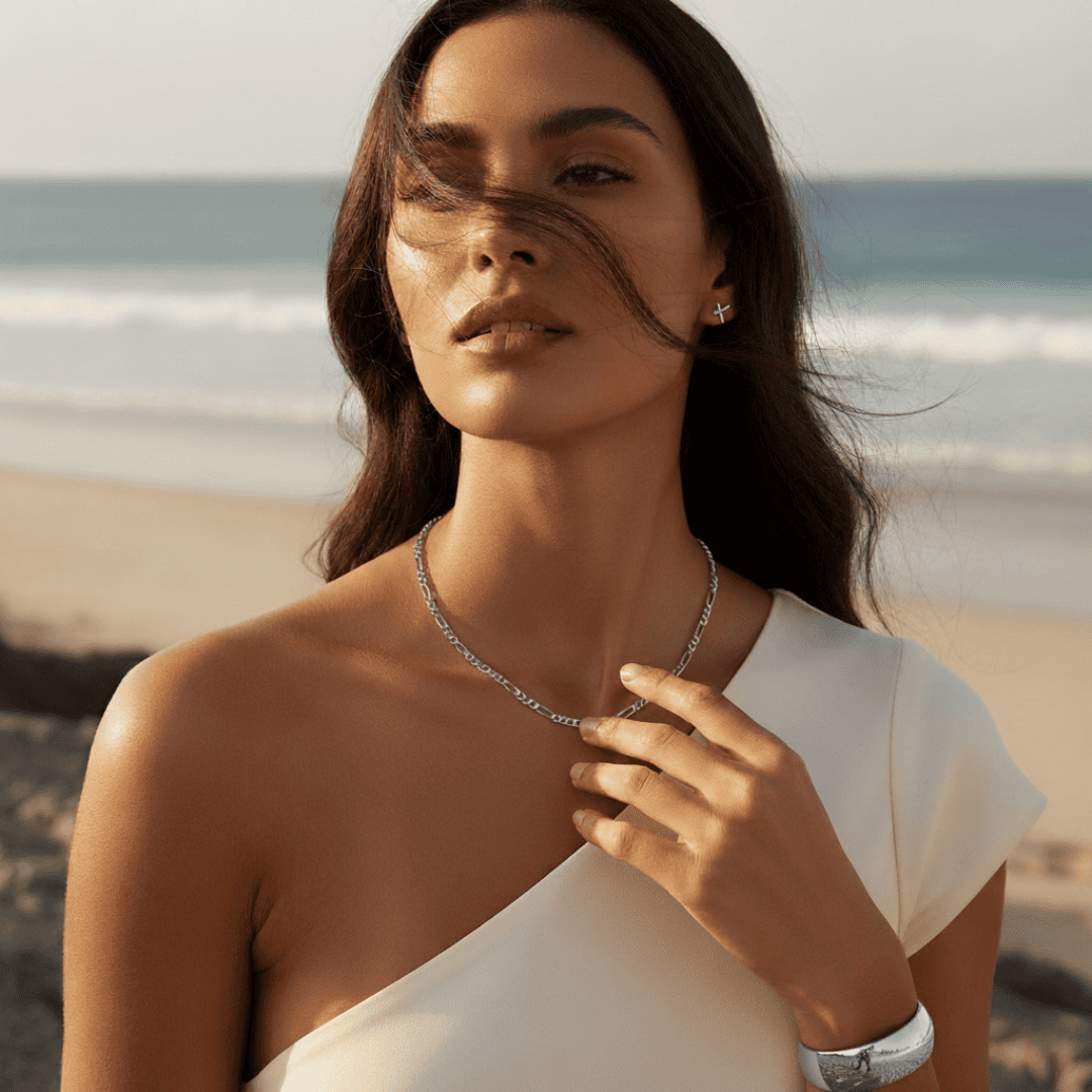 Elegante Figaro Ketting - Maatwerk Lengtes & Metaalopties voor Tijdloze Stijl