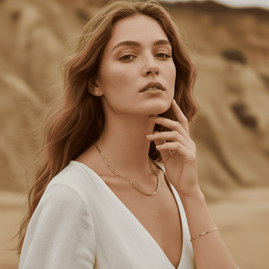 Elegante Figaro Ketting - Maatwerk Lengtes & Metaalopties voor Tijdloze Stijl