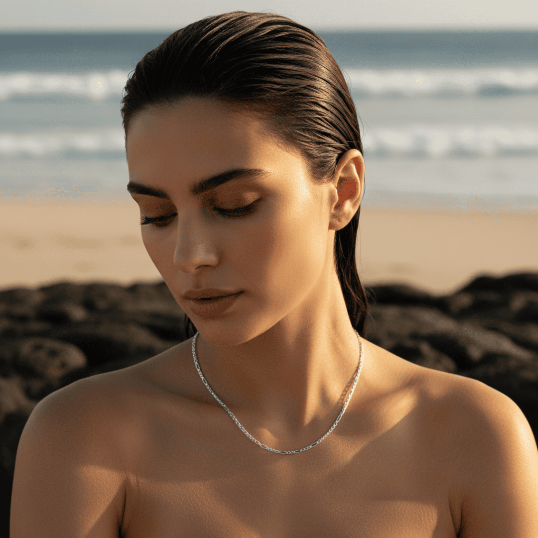 Elegante Figaro Ketting - Maatwerk Lengtes & Metaalopties voor Tijdloze Stijl