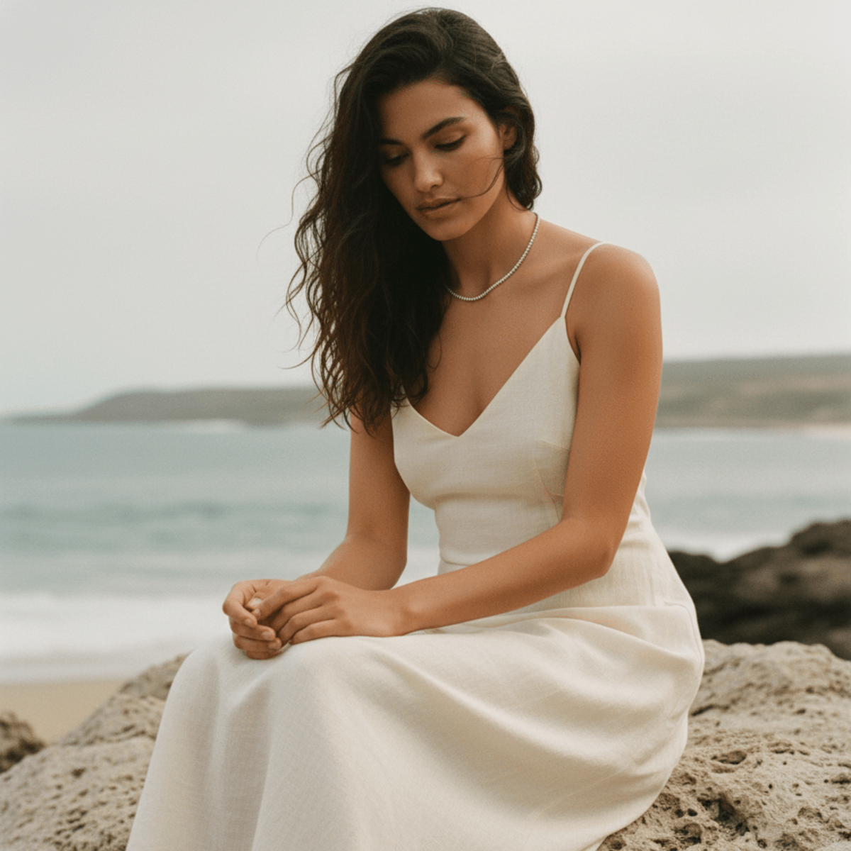 Elegant Heart Tennis Necklace - Cubic Zirconia Jewelry for Every Occasion