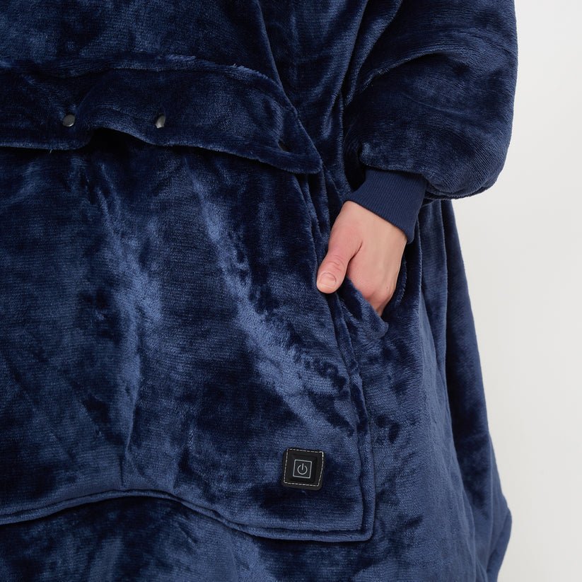 WarmHug - Oversized Hooded Heated Blanket with USB Self-Heating Technology 3
