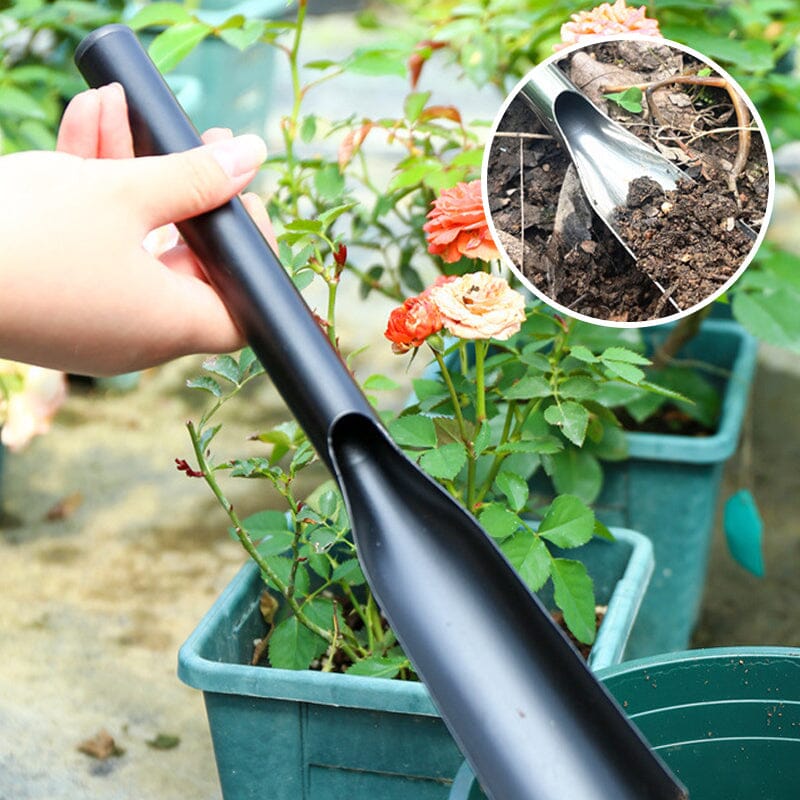 Ergonomic Stainless Steel Garden Scoop for Digging, Weeding, and Planting – 32cm Long, Comfortable Handle-4