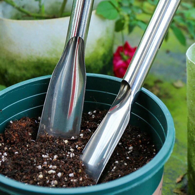Ergonomic Stainless Steel Garden Scoop for Digging, Weeding, and Planting – 32cm Long, Comfortable Handle-5