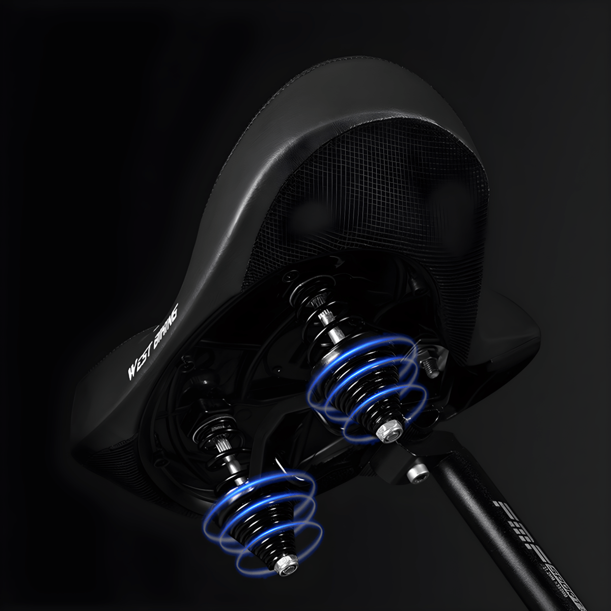 Ergorid Thron Fietszadel – Ergonomisch, Weerbestendig Comfort voor Mannen & Vrouwen
