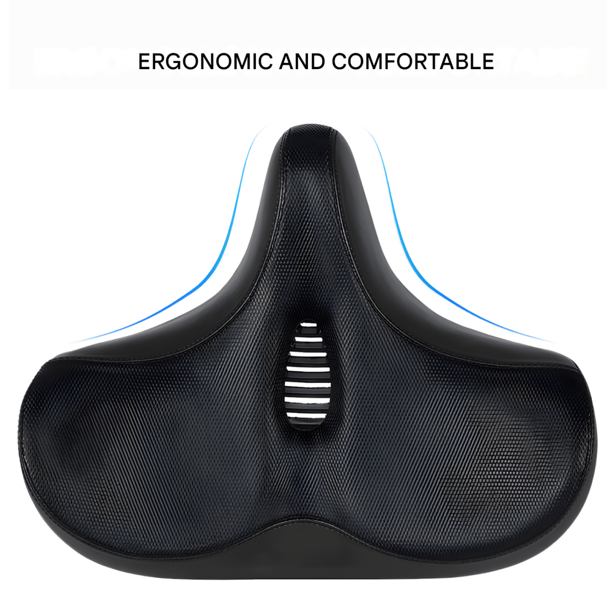 Ergorid Thron Fietszadel – Ergonomisch, Weerbestendig Comfort voor Mannen & Vrouwen