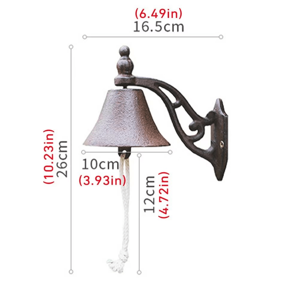 Eurovint Bell-Classic cast iron doorbell in vintage style for stylish house entrances 6