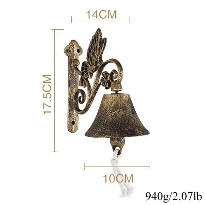 Eurovint Bell-Classic cast iron doorbell in vintage style for stylish house entrances 7