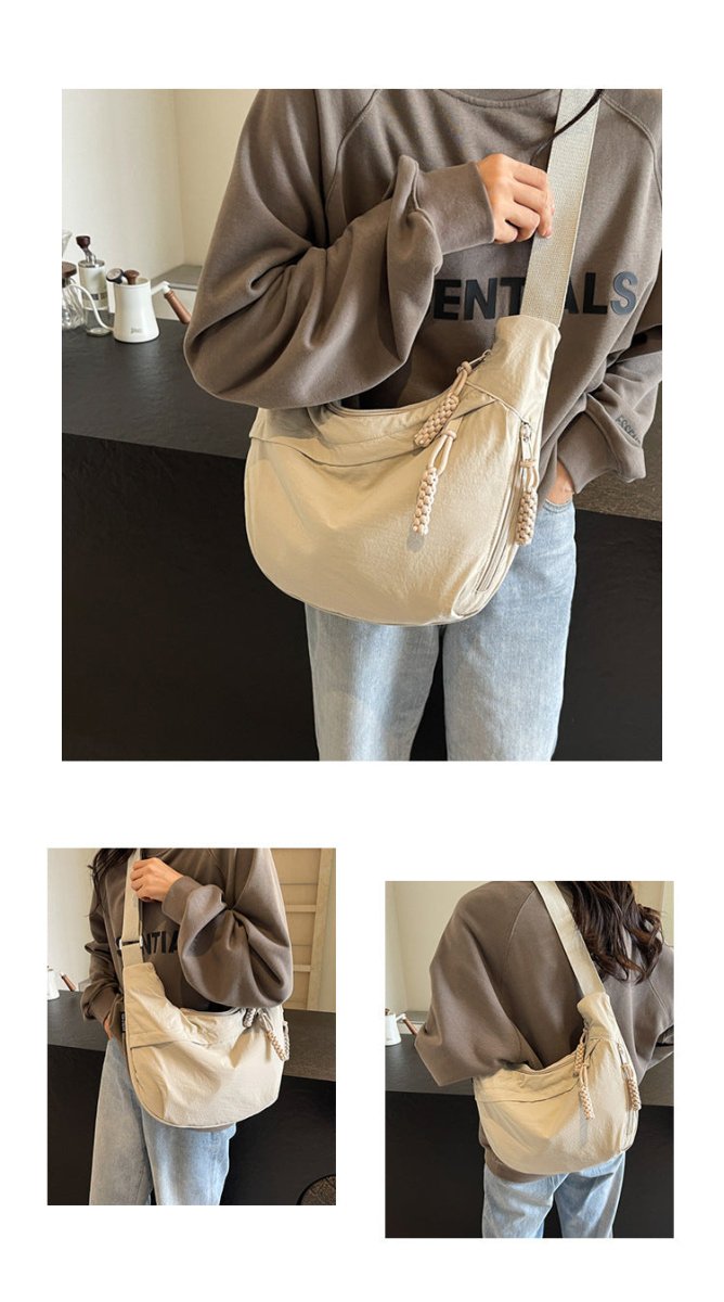 EVERCARRY – Nylon schoudertas met slimme vakken voor dagelijks gebruik