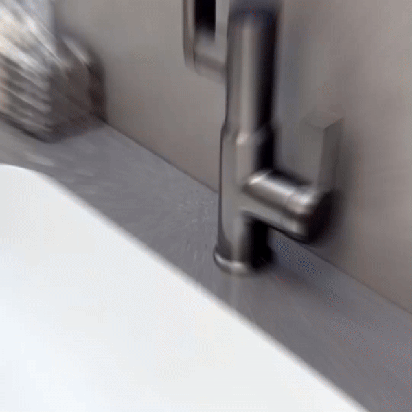 Aquatwist 360 ° kitchen fitting - rotatable & stylish for modern living-4