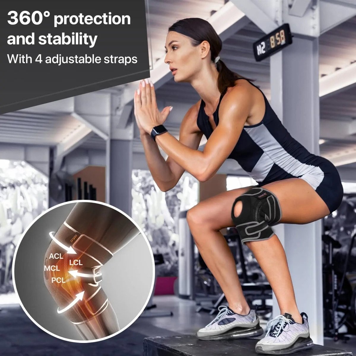 FlexiKnee Brace – Verstelbare Kniebrace voor Plusmaten