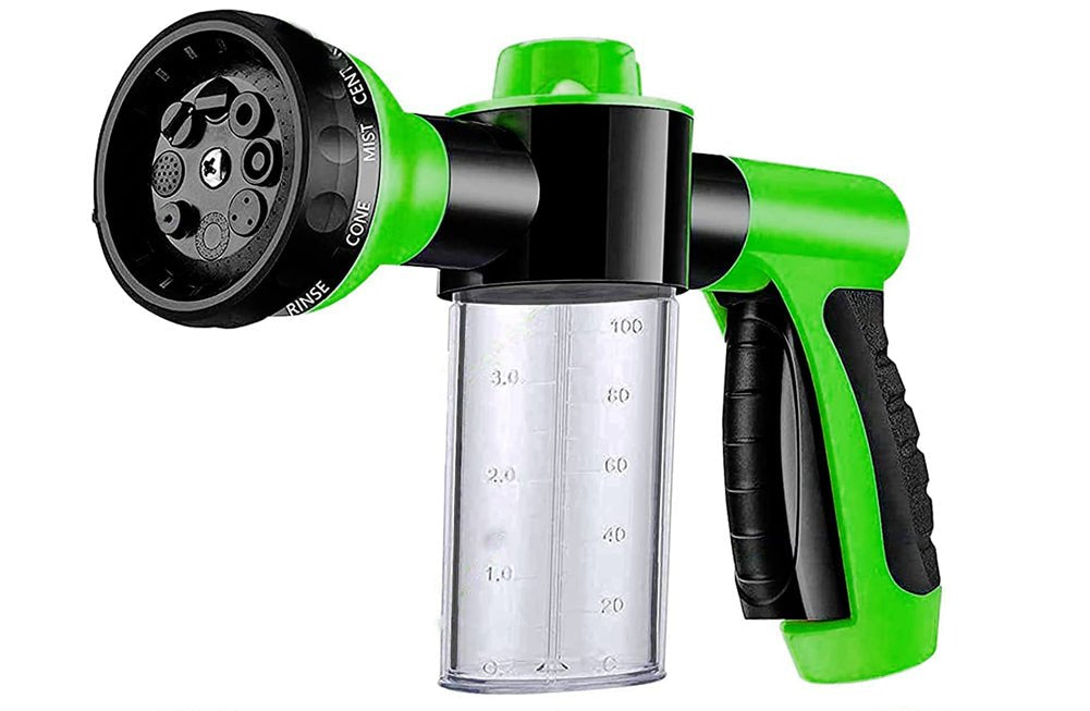 Variant image for Multi-Mode Foam Gun Nozzle with 100ml Reservoir – 8 Spray Settings for Garden Hose, High-Pressure Cleaning Up to 10 Meters-1