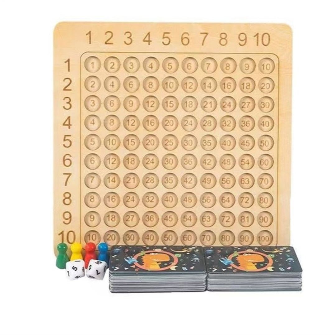 FunMath - Lustiges Lernspiel aus Holz zur Förderung mathematischer Fähigkeiten