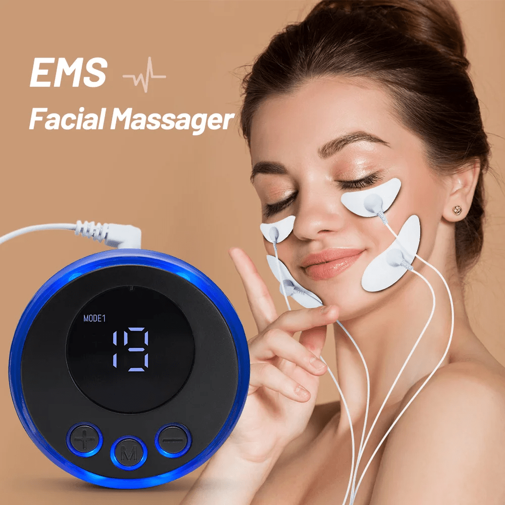GLOWY – Dispositivo de masaje facial de lujo para una piel radiante y juvenil