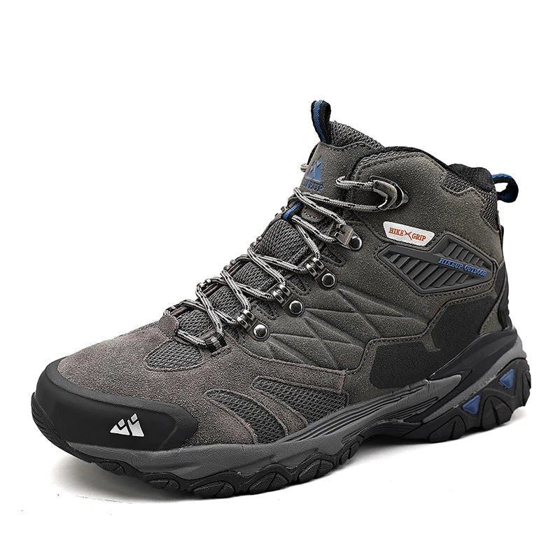 Hikeup Trekking Boots-men's hiking shoes with suede, breathable & rainproof for winter & outdoor adventure 6