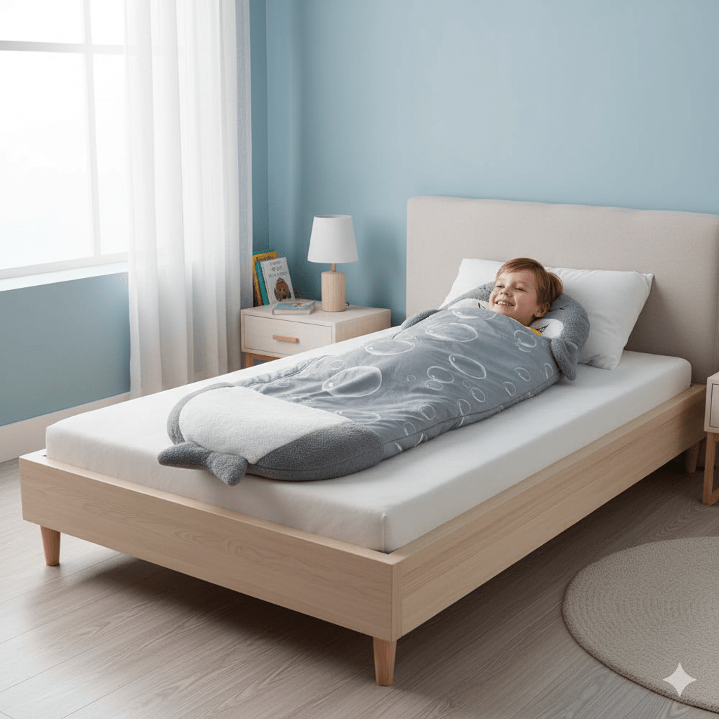 HUGSLEEPERS – 2-in-1 Plüschtier & Schlafsack für Kinder