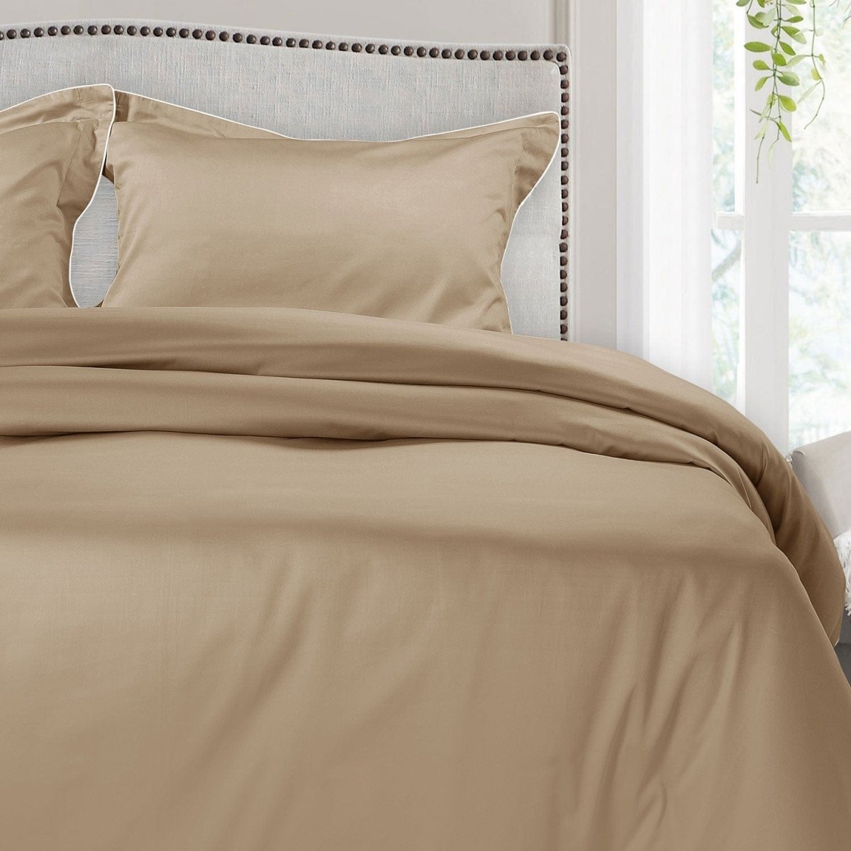 LuxeHaven 500TC Cotton Bedding Set | Elegant duvet cover and pillowcase set for ultimate comfort