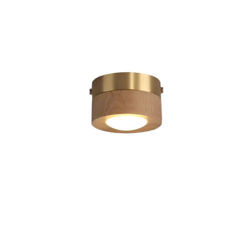 WoodenGlow - Walnut LED Ceiling Lamp with Energy Efficient Light Fixture 6