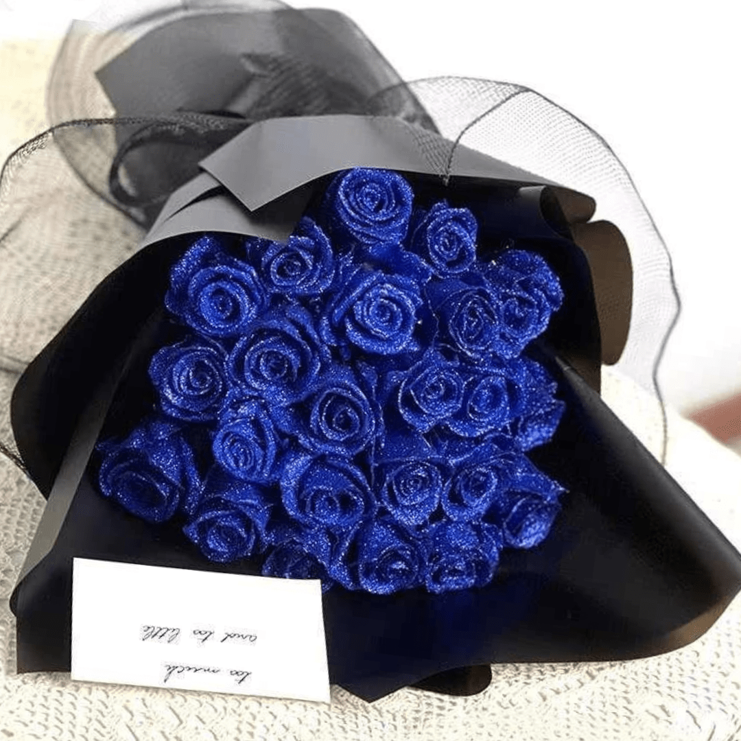 Glitter Roses in a Gift Box – Romantic & Lasting Gift 1