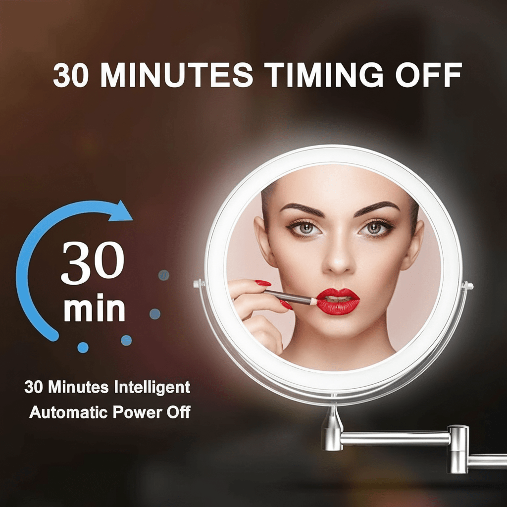 LUMIVIEW – Oplaadbare LED Vergrotende Spiegel met Touchbediening