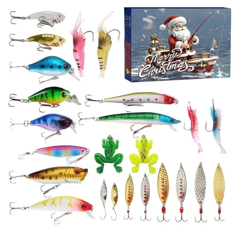 LUREBOX ADVENT CALENDAR – 24 Fishing Lures for Exciting Holiday Countdown