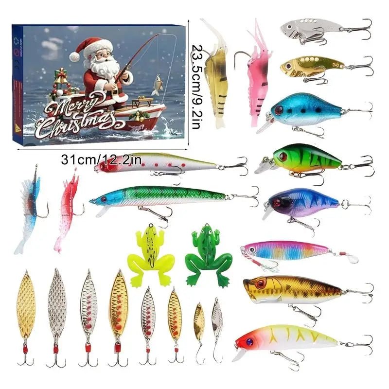 LUREBOX ADVENT CALENDAR – 24 Fishing Lures for Exciting Holiday Countdown
