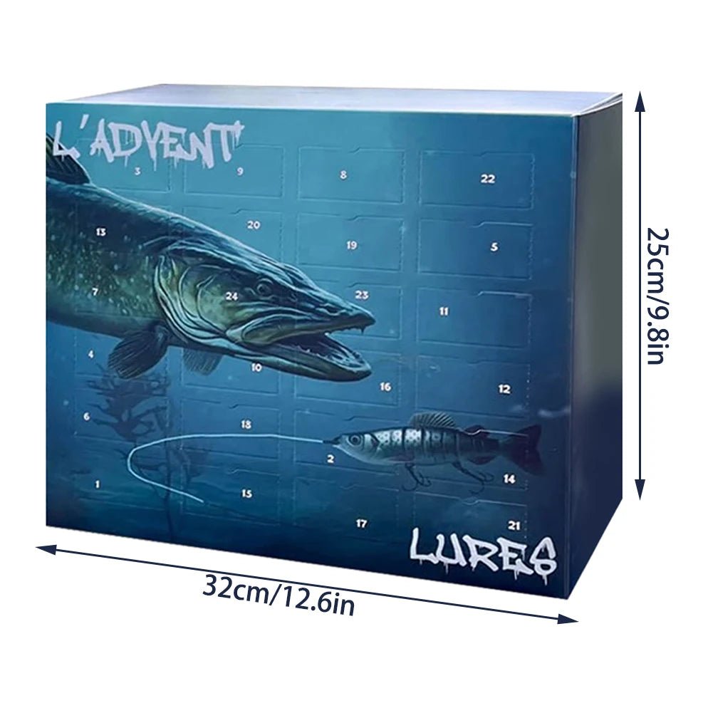 LUREVENT – Advent Calendar 2025 for Anglers with 24 Unique Fishing Lures
