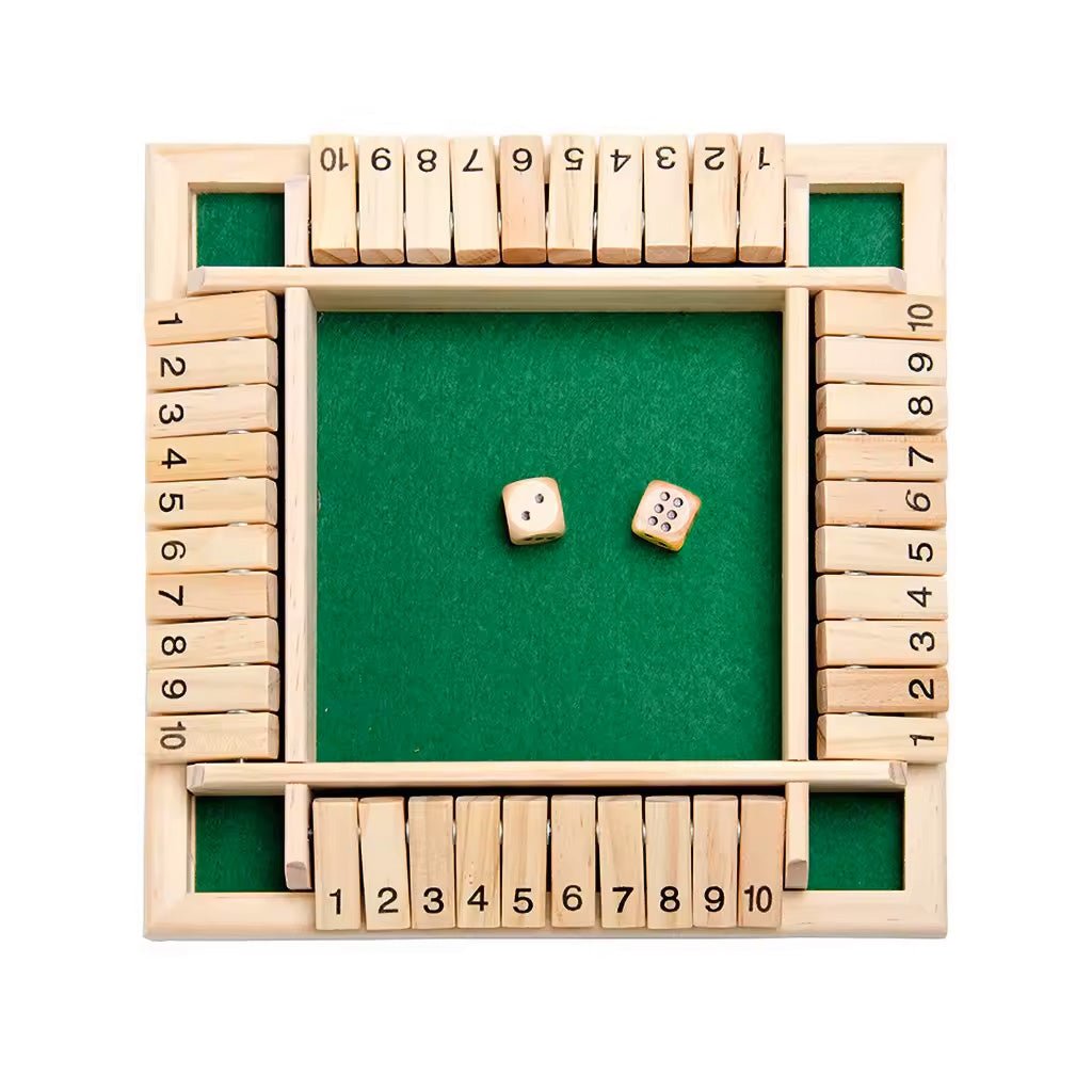 Shut the Box Dice Game – Promotes math skills 1