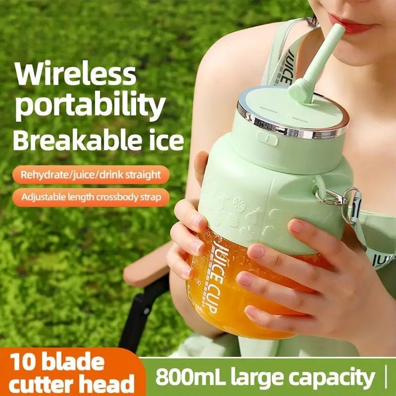 MIXLUX – Compact Smoothie Blender with Powerful 10-Blade System