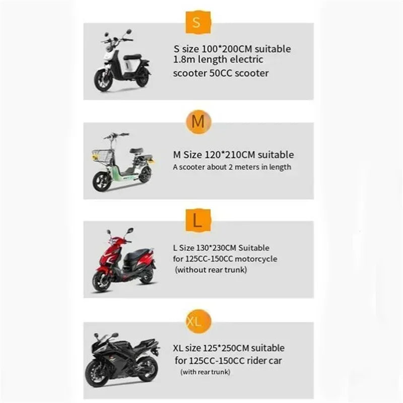 MotoGuard – Universele motorhoes met UV-bescherming