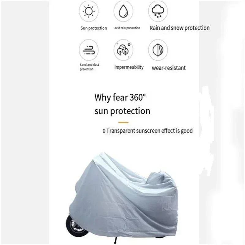 MotoGuard – Universele motorhoes met UV-bescherming