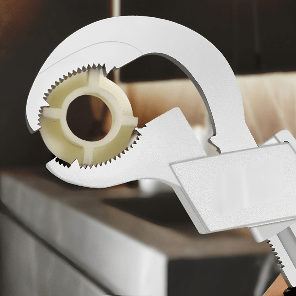 Multifunctional Sanitary Key with Interchangeable Heads – Ergonomic Design for Plumbing Tasks, Durable Aluminum Alloy, 27 cm Length-4