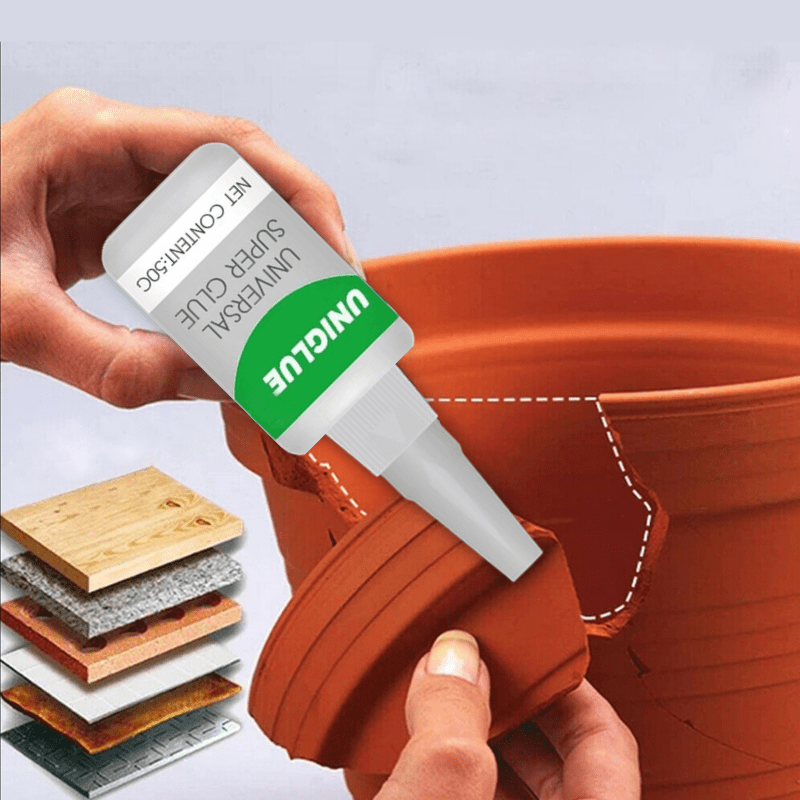 Multifunctional Super Glue - Fast-Drying Super Adhesive for All Surfaces, 50ml, Clear, Non-Toxic Formula-3