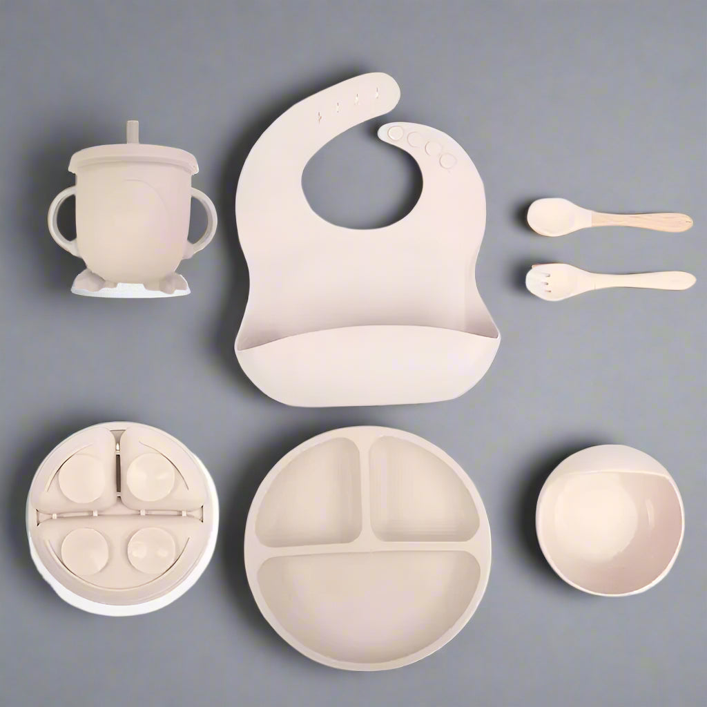 MUNCHMATE – 6-teiliges BPA-freies Silikon-Babynahrungsset