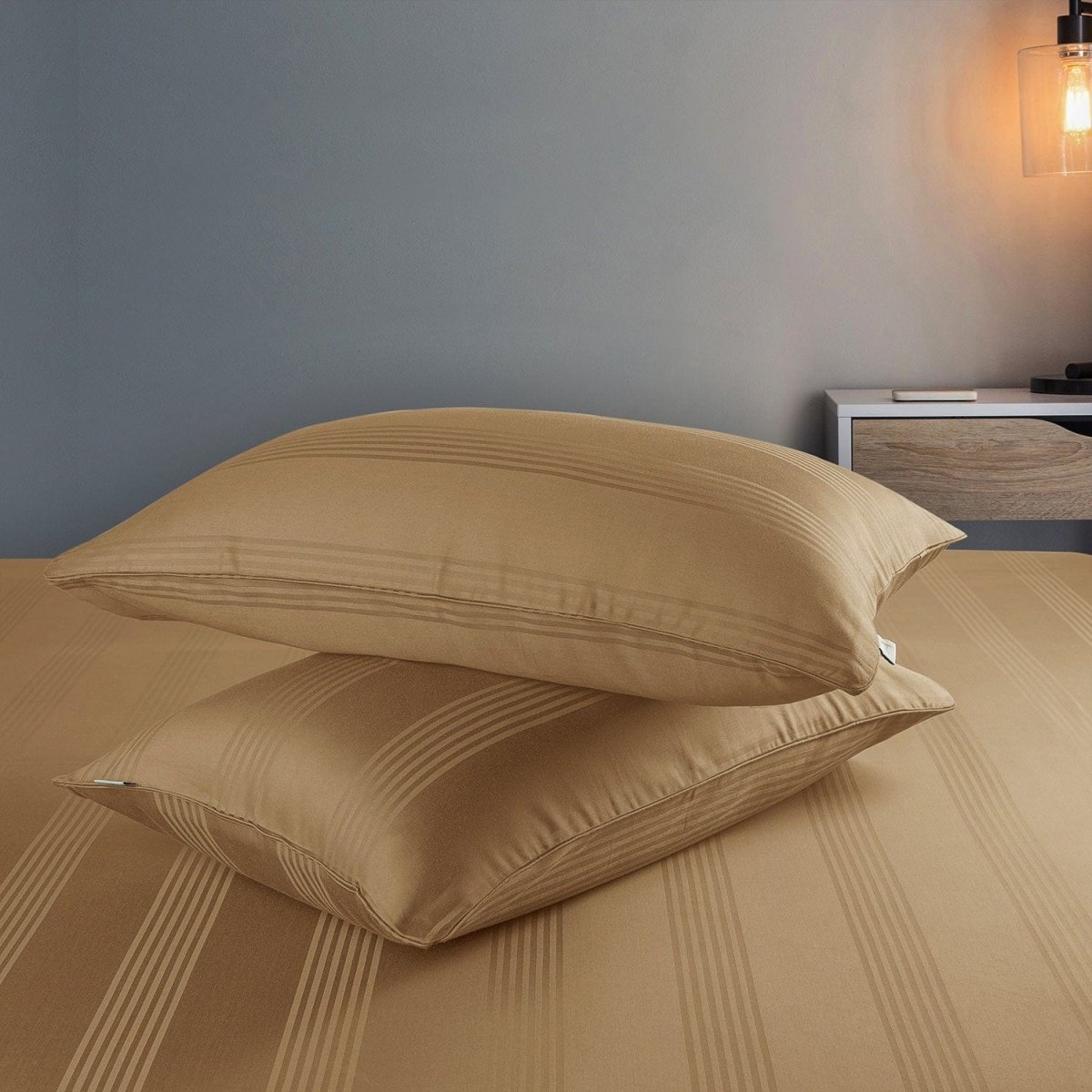 Housses d'oreiller Premium Sérénité | Taies d'oreiller en coton durable pour un confort quotidien et un style intemporel